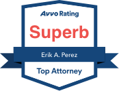 Avvo Rated Superb Erik A. Perez Top Attorney