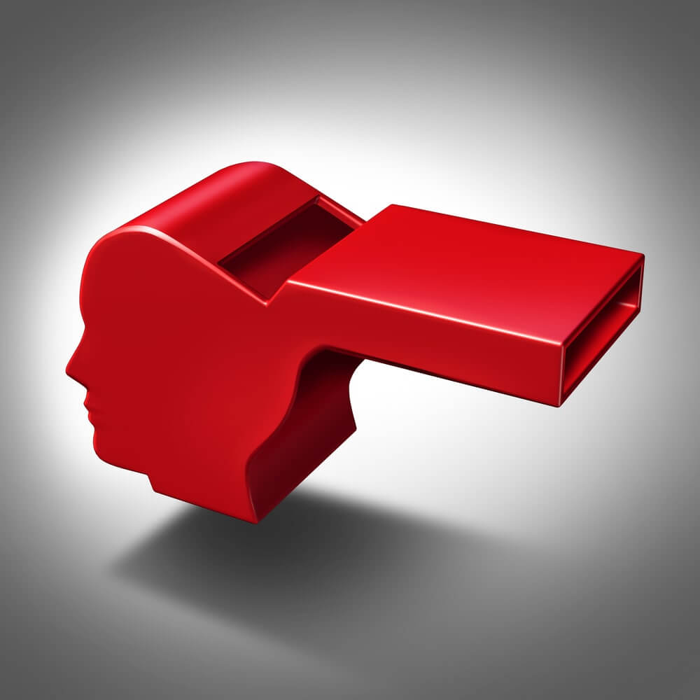 Rules May Be Incorrectly Enforced - 3d illustration of red whistle