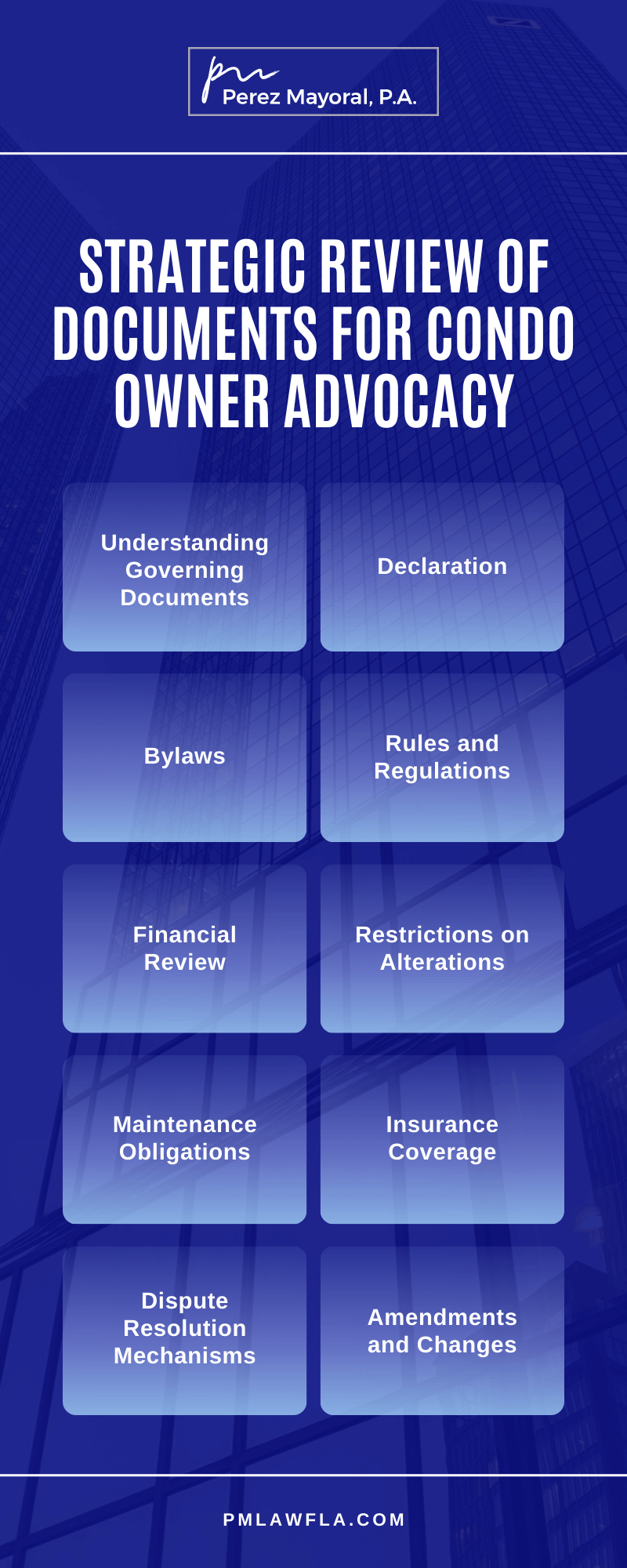 Strategic Review Of Documents For Condo Owner Advocacy Infographic