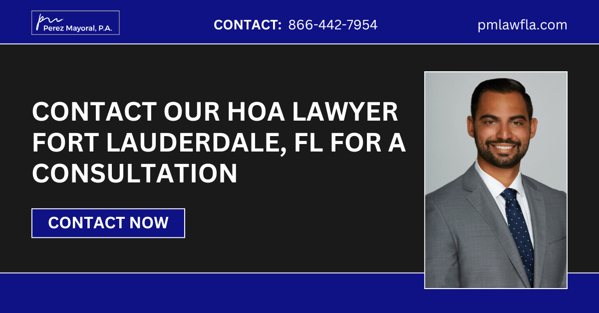 HOA lawyer Fort Lauderdale, FL - Perez Mayoral, P.A.