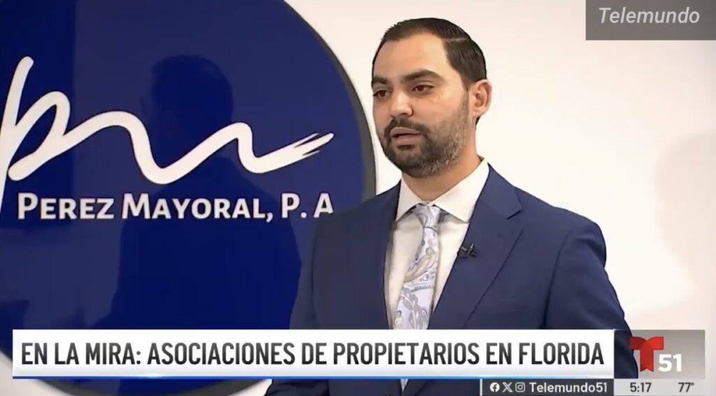 Co-founder Erik Perez Interviewed by Telemundo 51 on Proposed Florida HOA Reform and Homeowner Rights