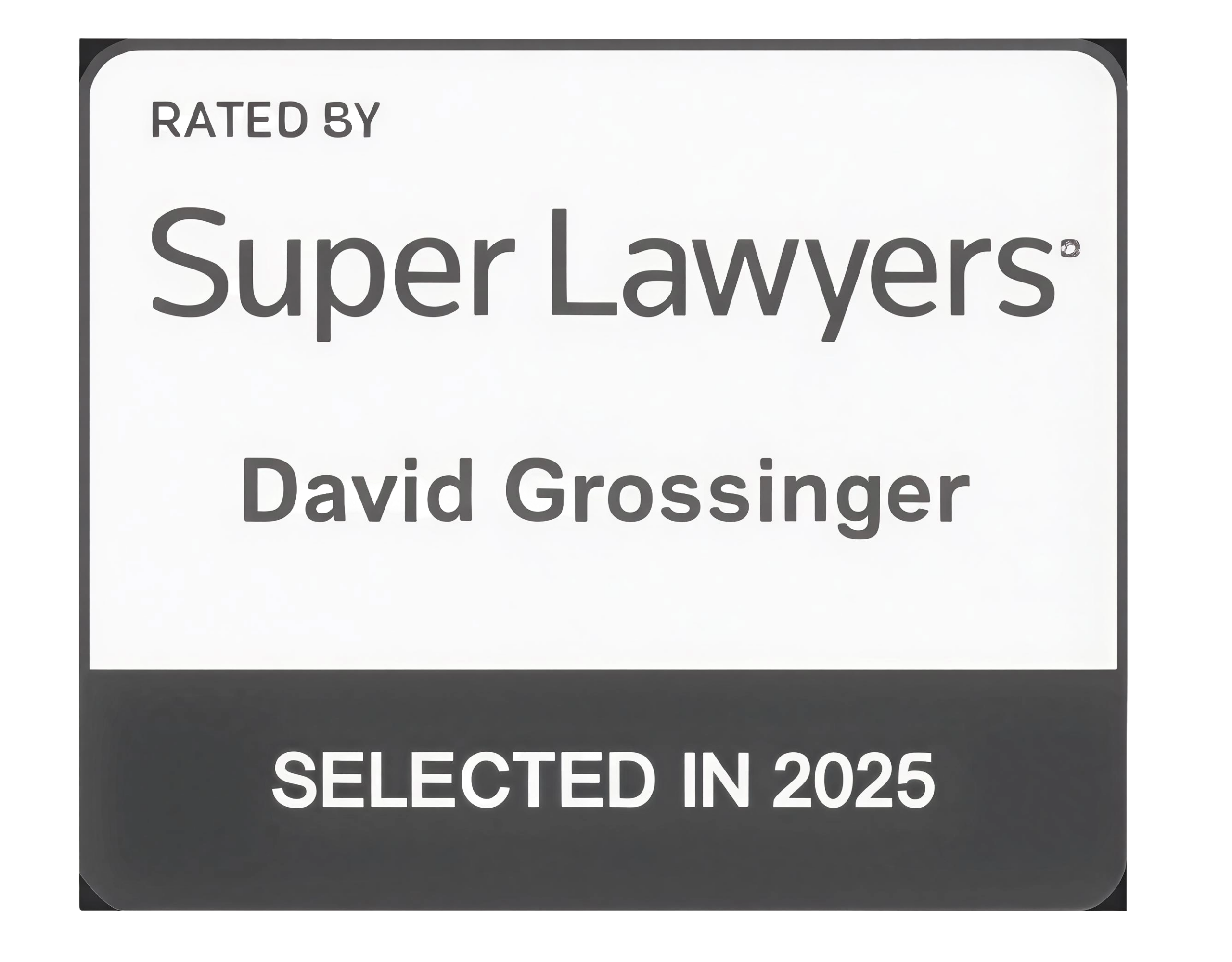 Super Lawyers David Grossinger